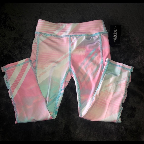 Girls Athletic Leggings Watercolor 💕 - Picture 4 of 4